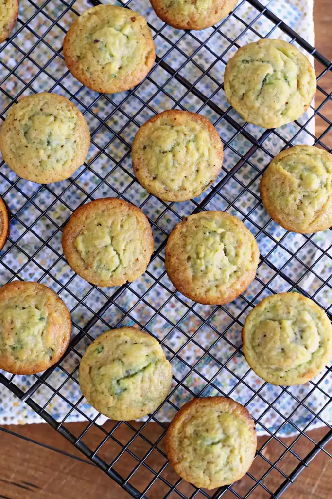 Banana zucchini muffins