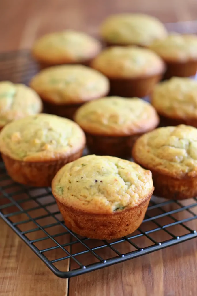 Banana zucchini muffins