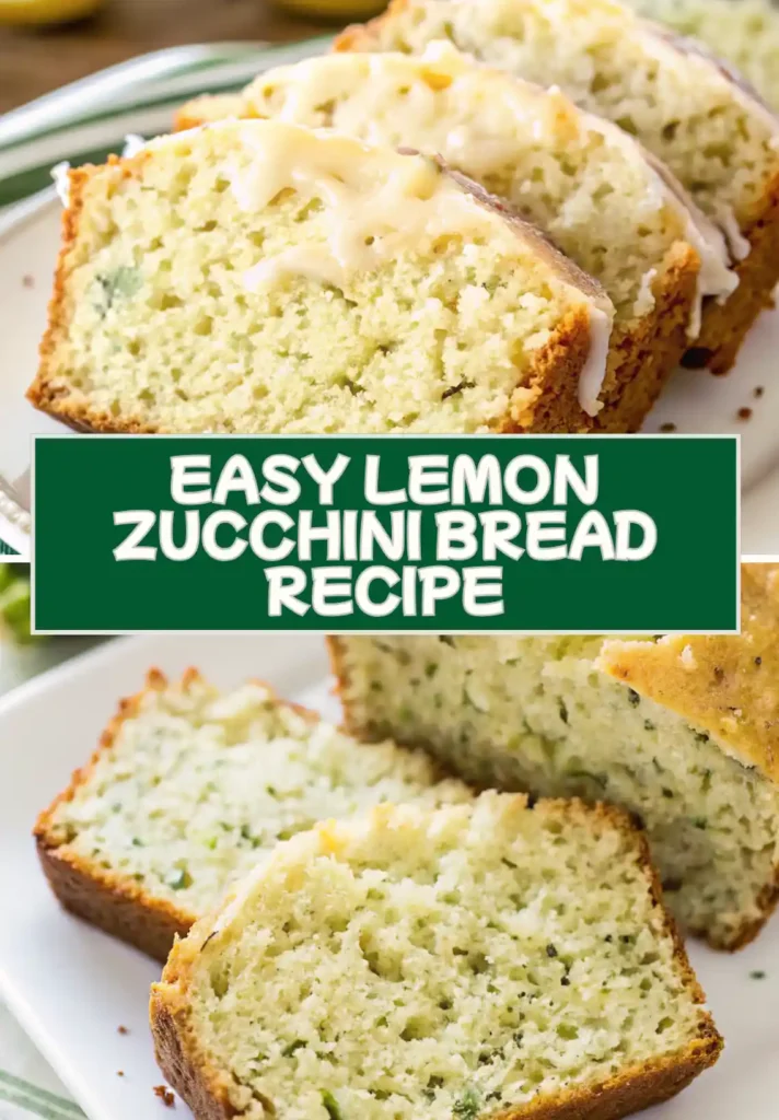 Lemon Zucchini Bread Recipe