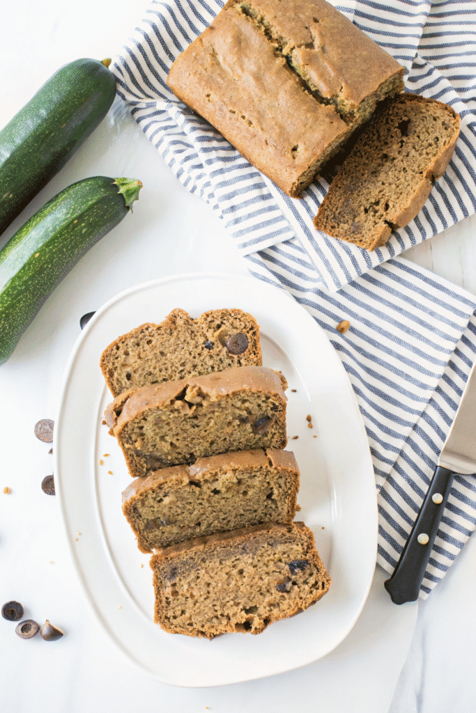Oat Flour Zucchini Bread