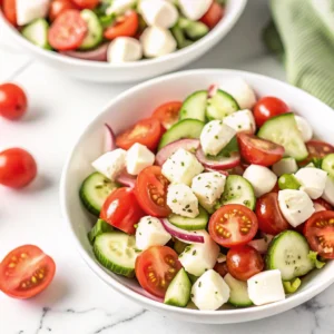 Cucumber Caprese Salad