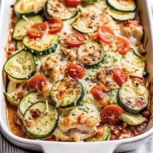 Chicken and Zucchini Bake