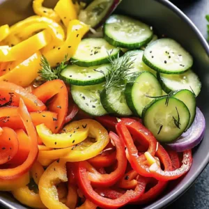 Cucumber Sweet Pepper Salad