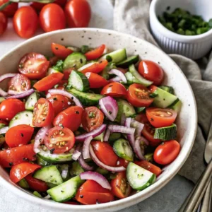 Cucumber Tomato Salad