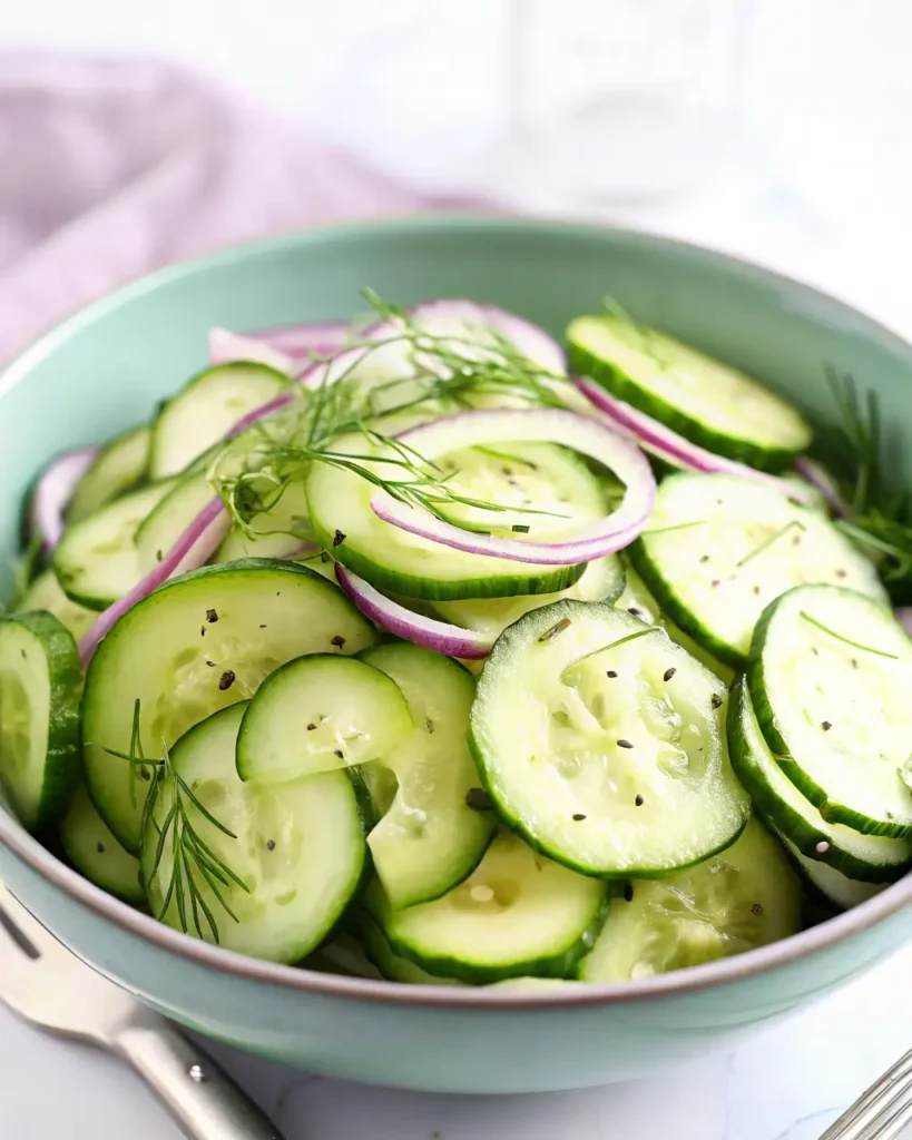 Cucumber Vinegar Salad
