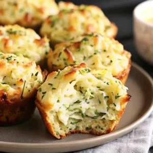 chicken cheese zucchini muffins