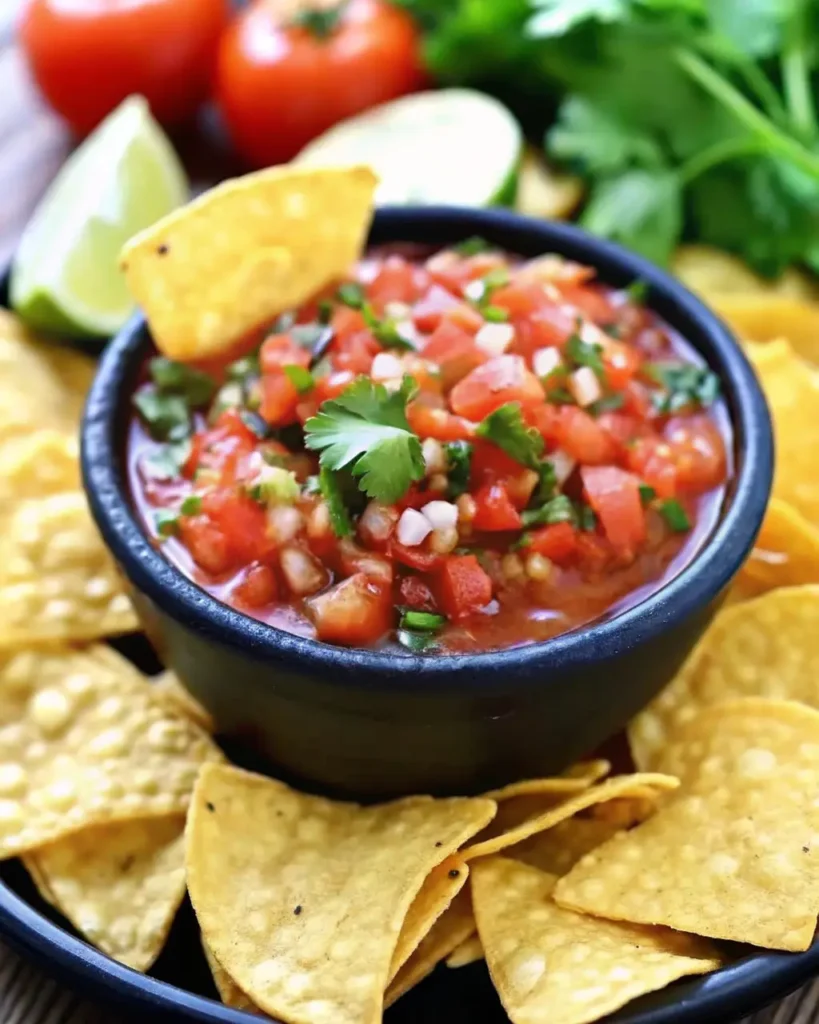 Fresh Salsa with Cilantro & Lime