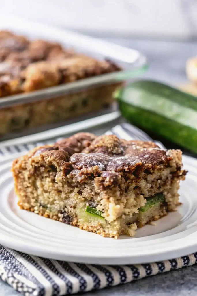 Cinnamon Zucchini Coffee Cake