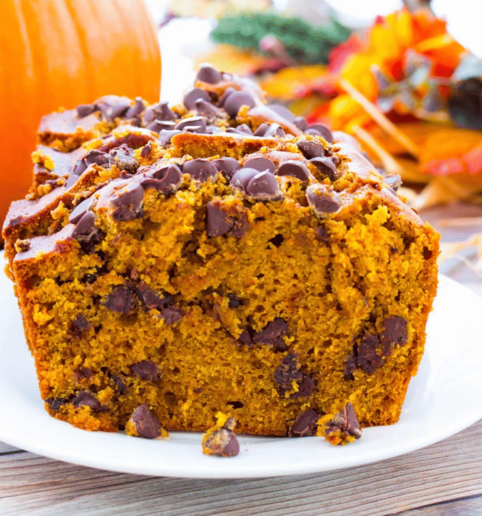 Chocolate Chip Pumpkin Bread