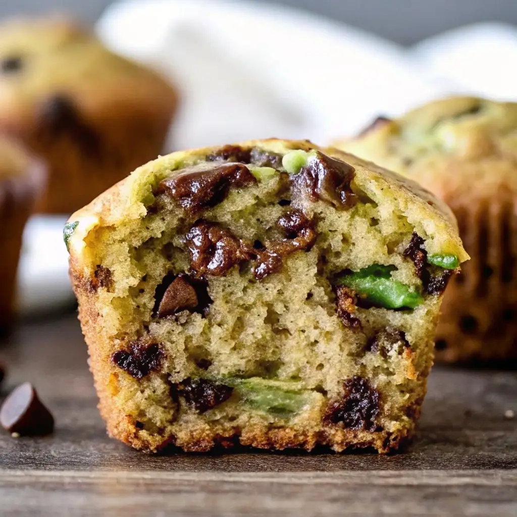 Zucchini Chocolate Chip Muffins