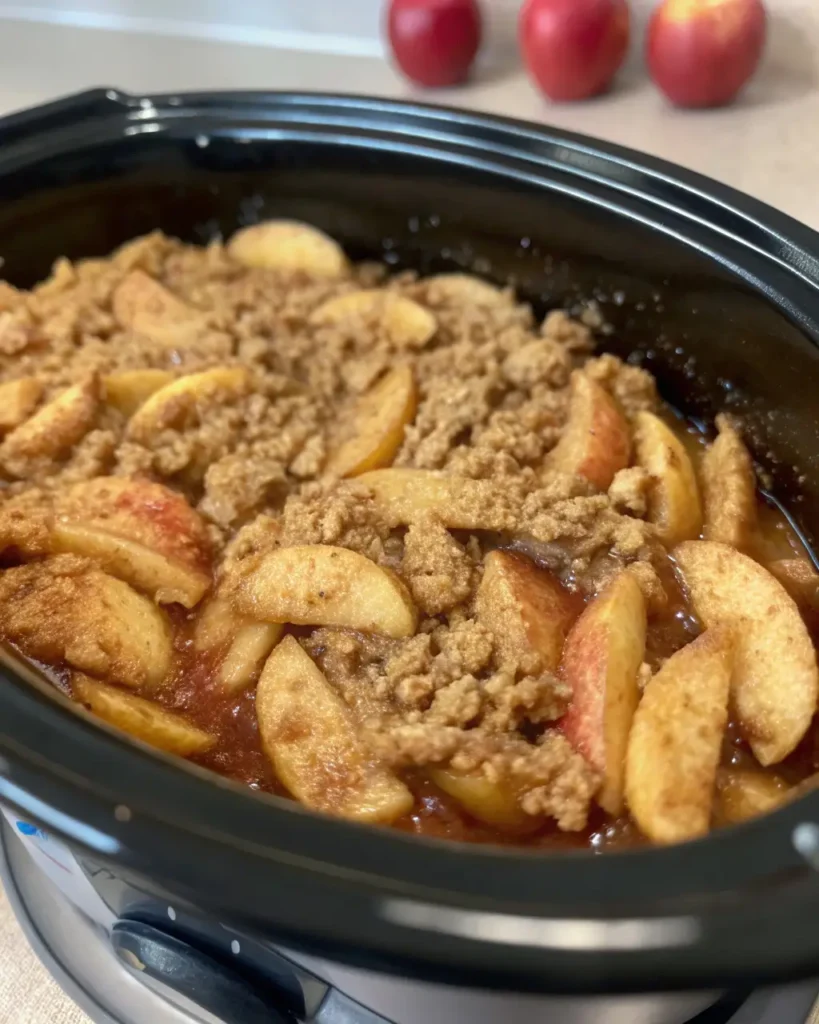 Healthy Slow Cooker Apple Crisp