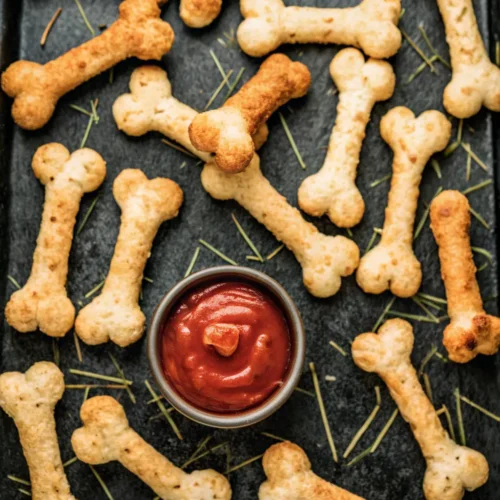 Halloween Breadstick Bones