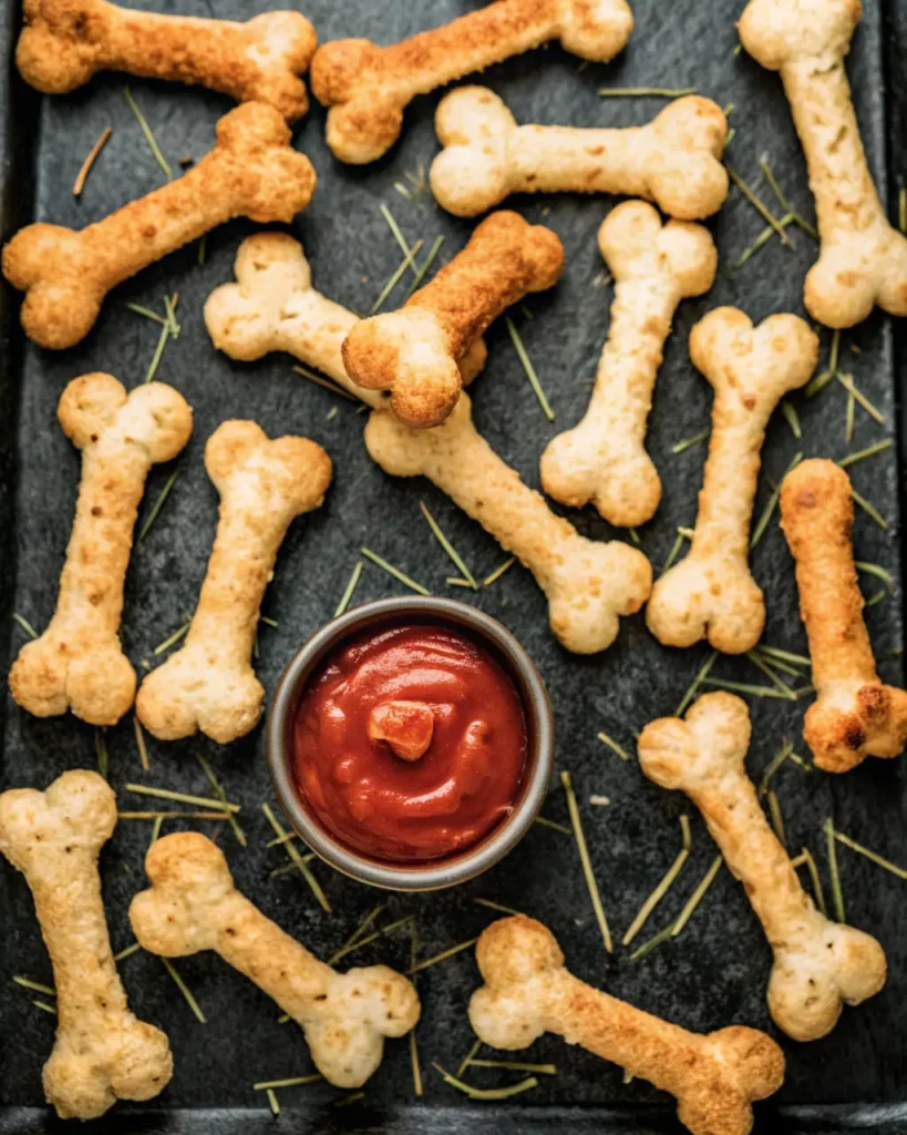 Halloween Breadstick Bones