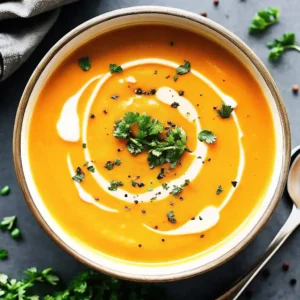 Creamy Butternut Squash and Sweet Potato Soup