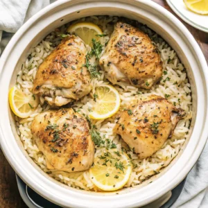 One Pot Lemon Herb Chicken