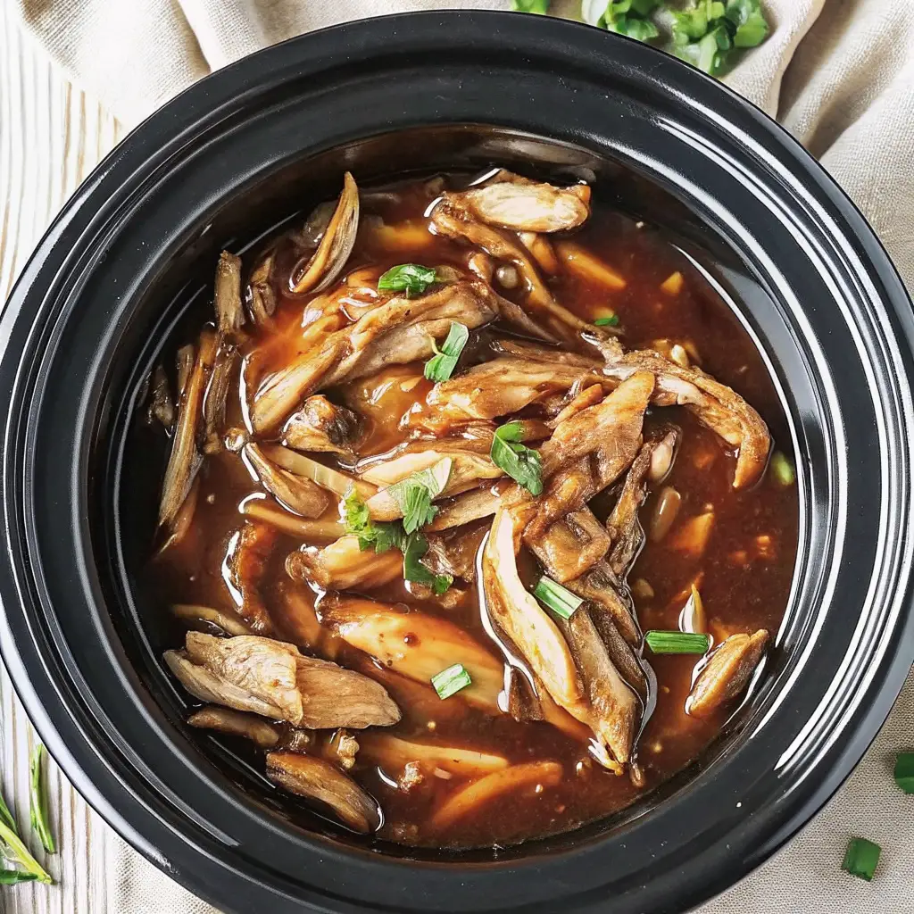 Crock Pot Bourbon Chicken
