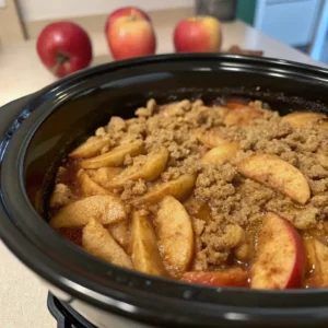 Healthy Slow Cooker Apple Crisp