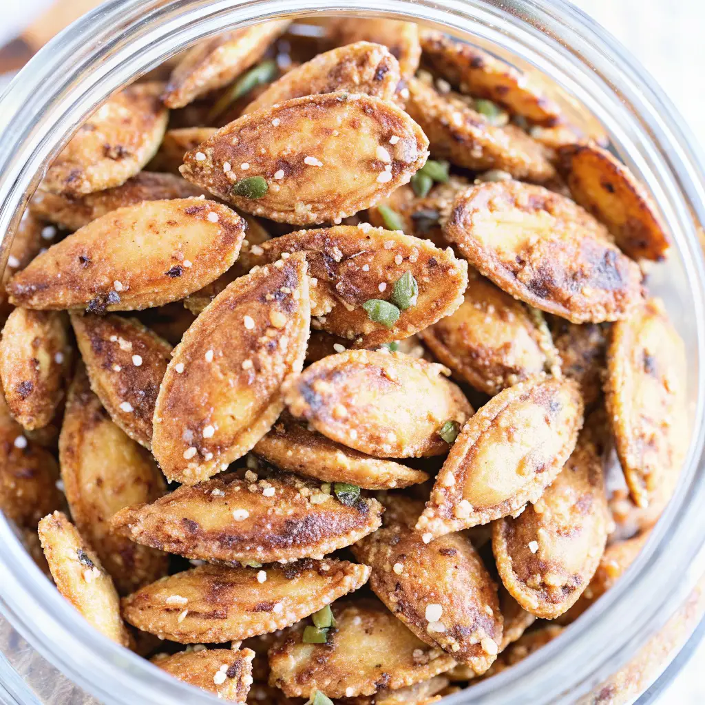Ranch Roasted Pumpkin Seeds