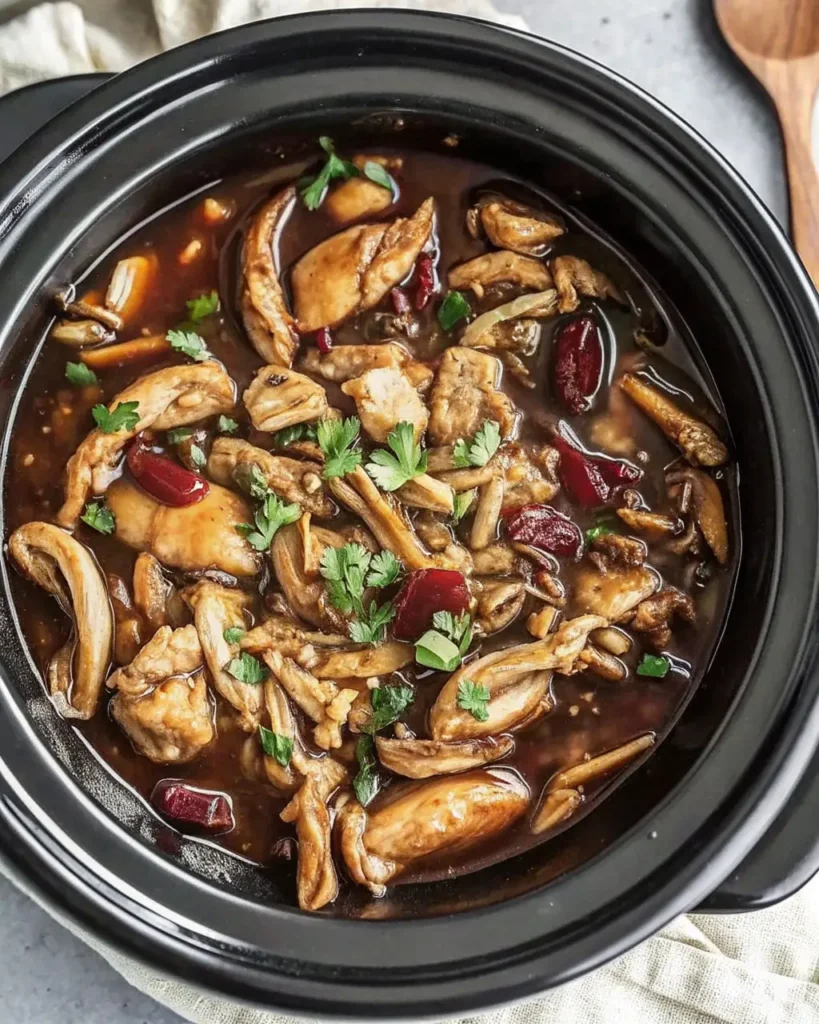 Crock Pot Bourbon Chicken
