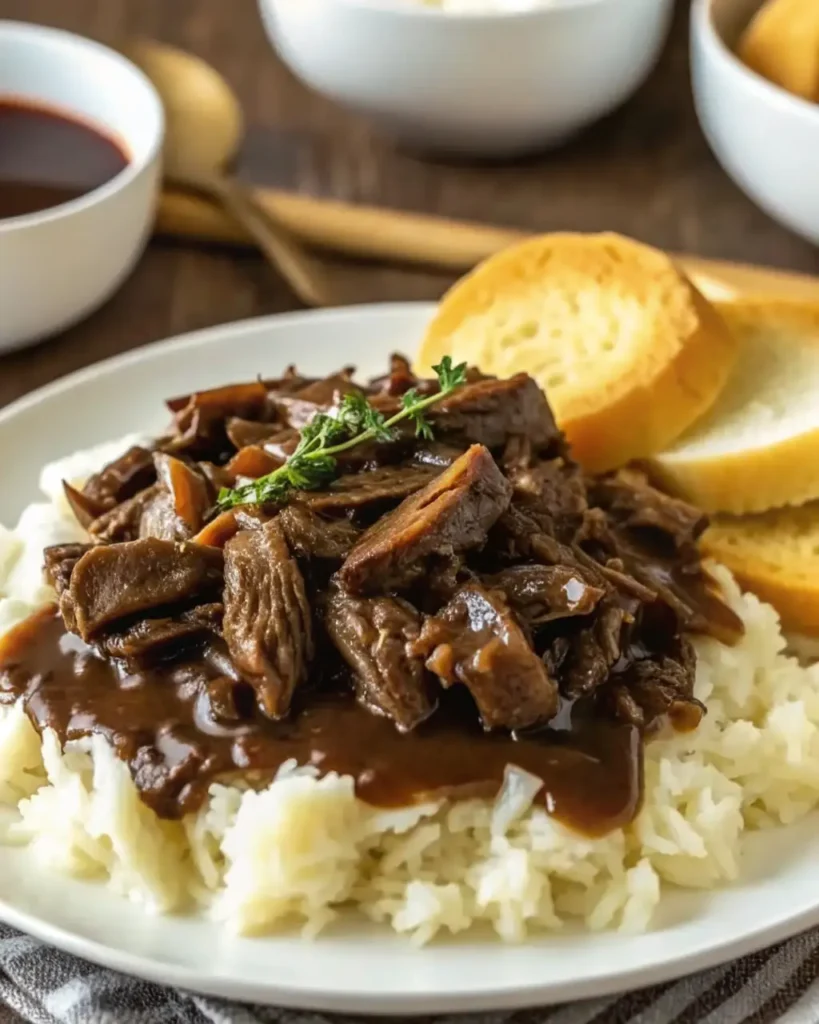 Slow Cooker Beef Manhattan