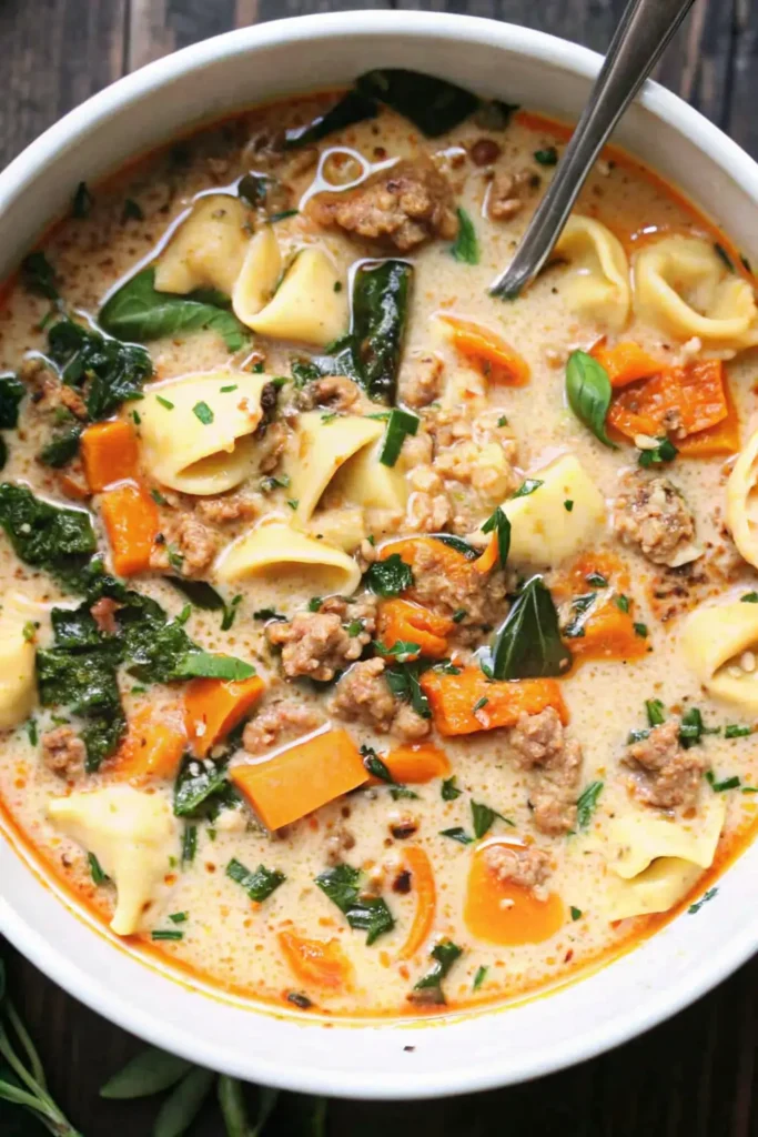 Sausage Tortellini Soup
