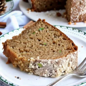 Autumn Spiced Zucchini Bundt Cake