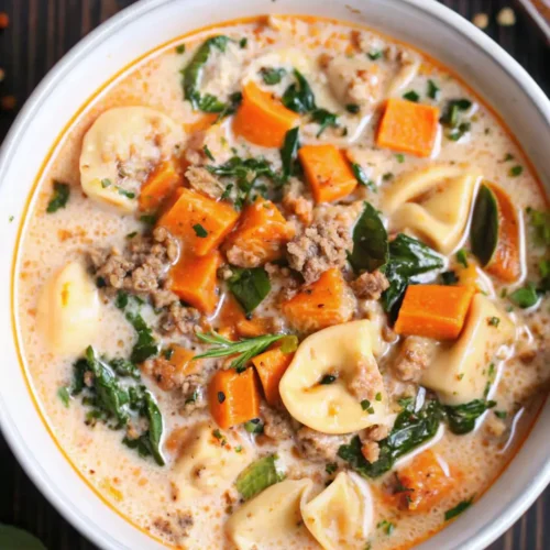 Sausage Tortellini Soup