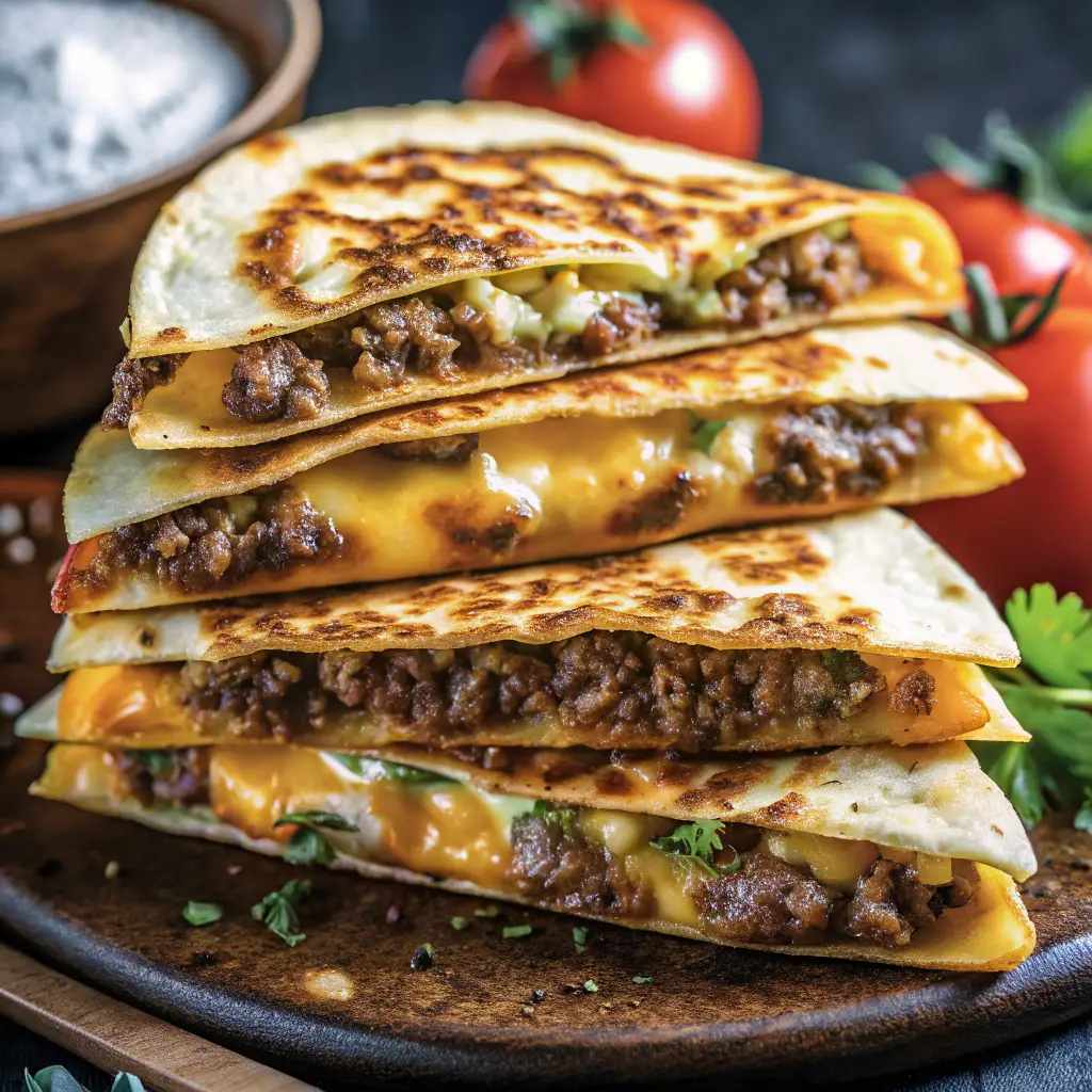 Smash Burger Quesadilla Recipe
