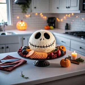 Jack Skellington Cheese Ball