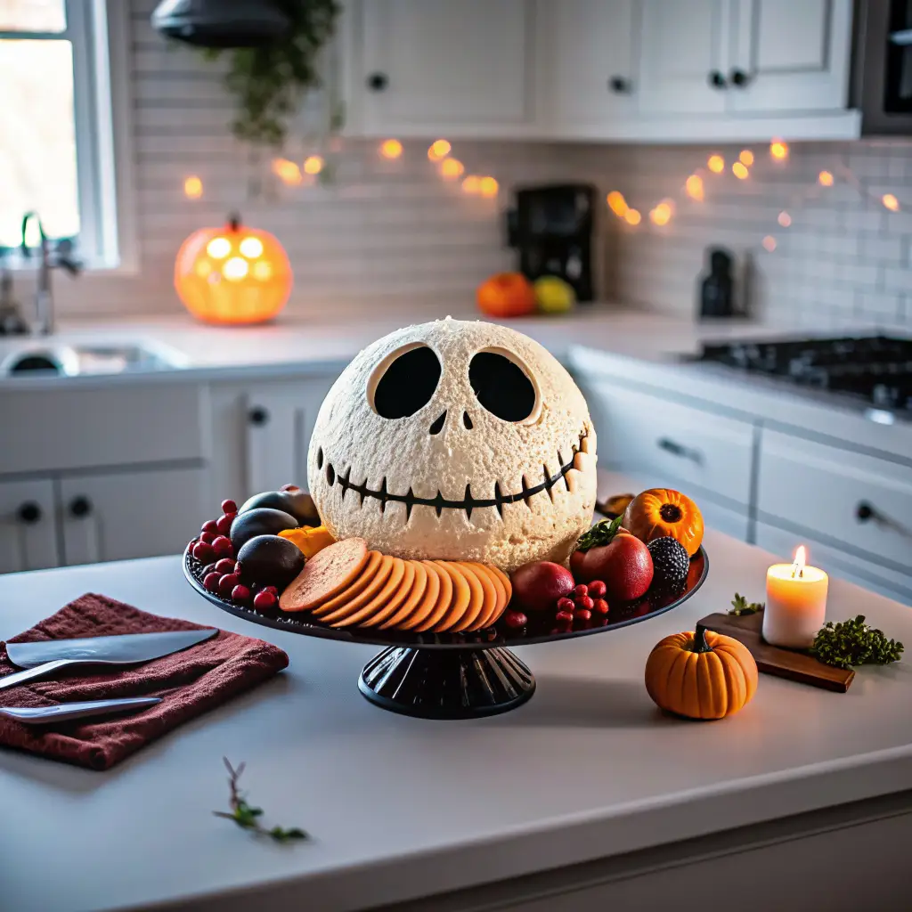 Jack Skellington Cheese Ball