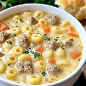 Italian Sausage Ditalini Soup