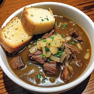 French Onion Beef Short Rib Soup