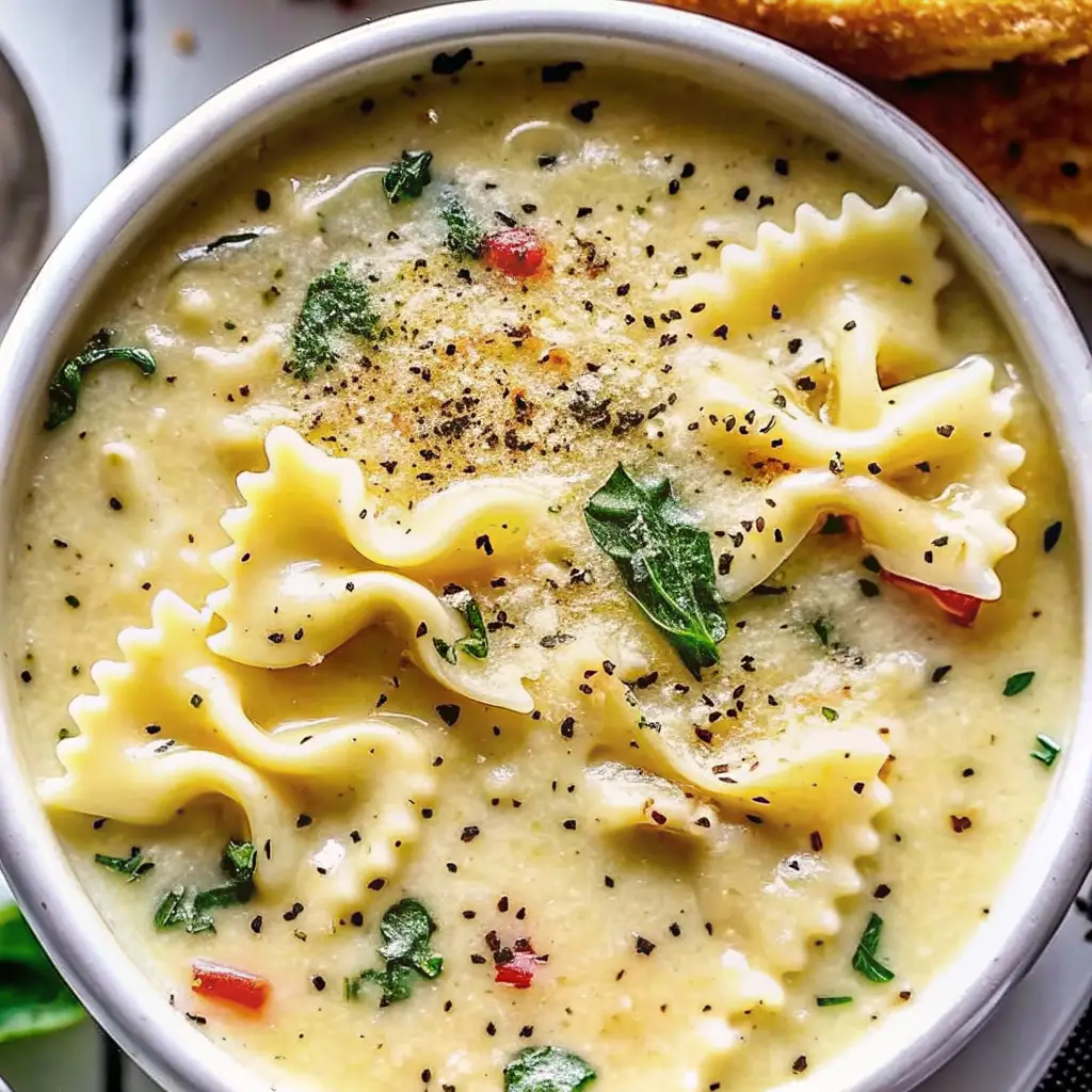 White Lasagna Soup