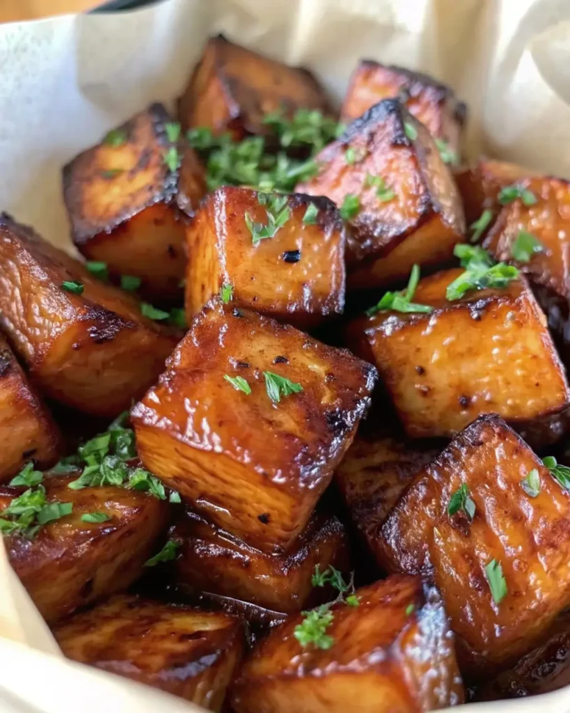 Roasted Sweet Potatoes with Cinnamon and Honey
