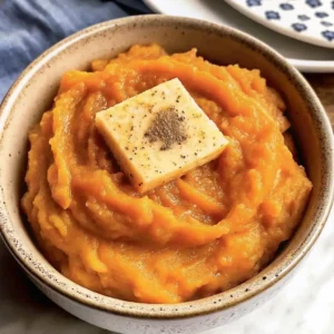 Honey Butter Mashed Sweet Potatoes