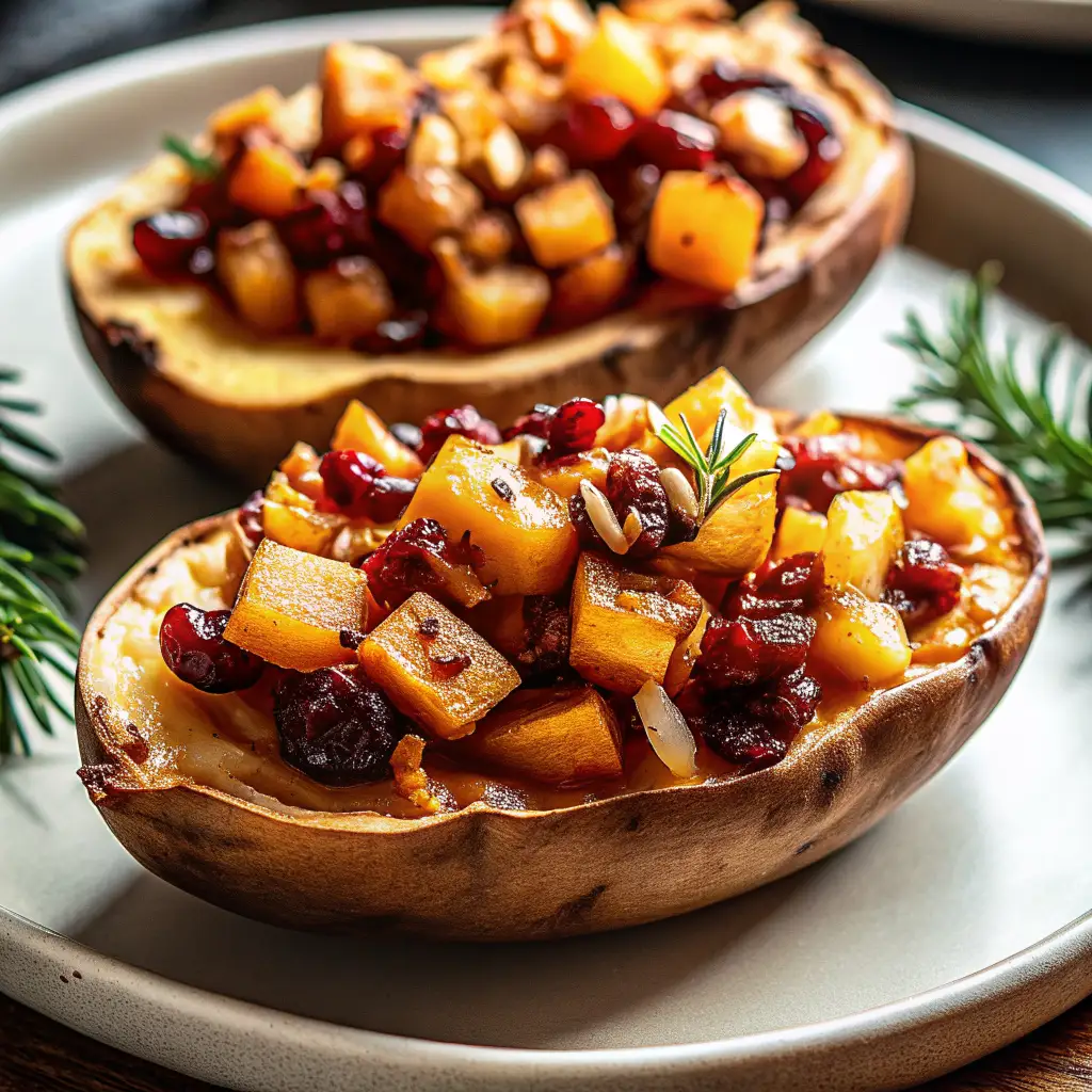Twice-Baked Sweet Potatoes