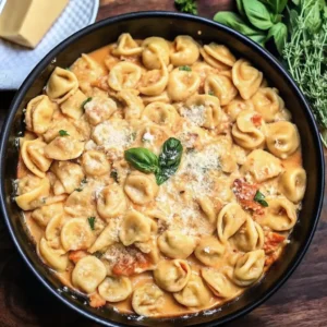 Crockpot Chicken Tortellini