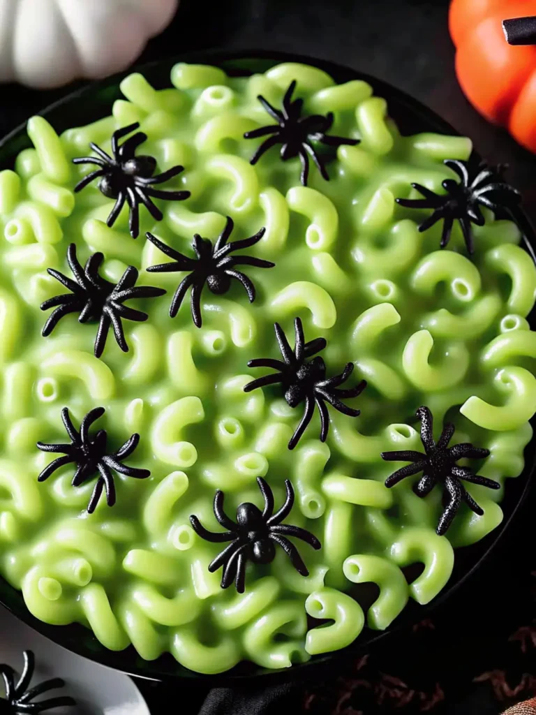 Halloween Monster Mac and Cheese