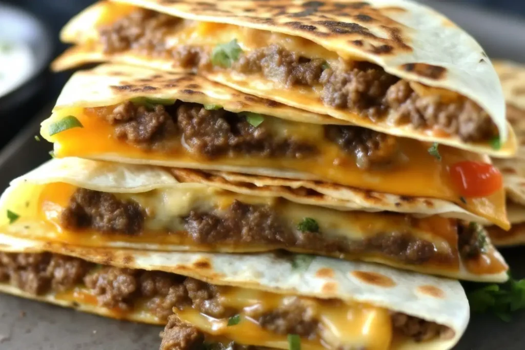 Smash Burger Quesadilla Recipe