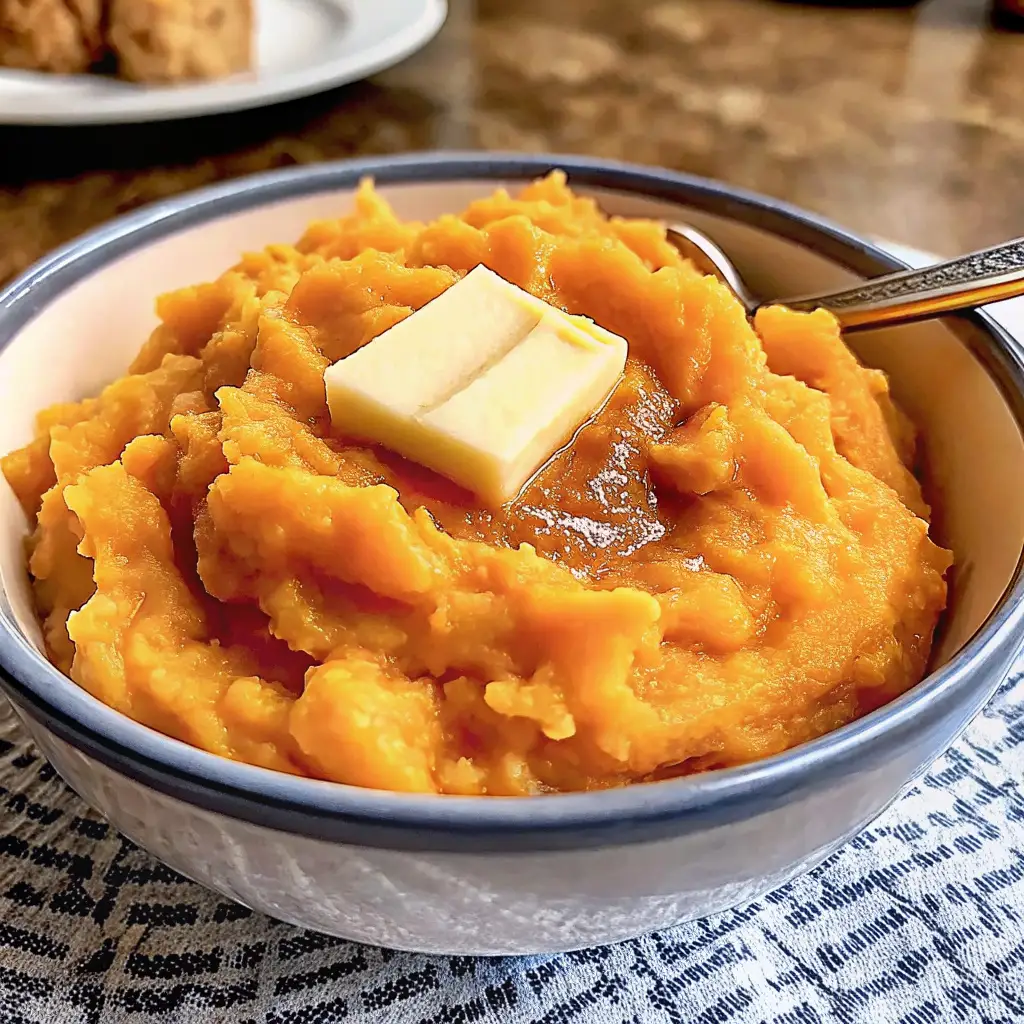 Honey Butter Mashed Sweet Potatoes