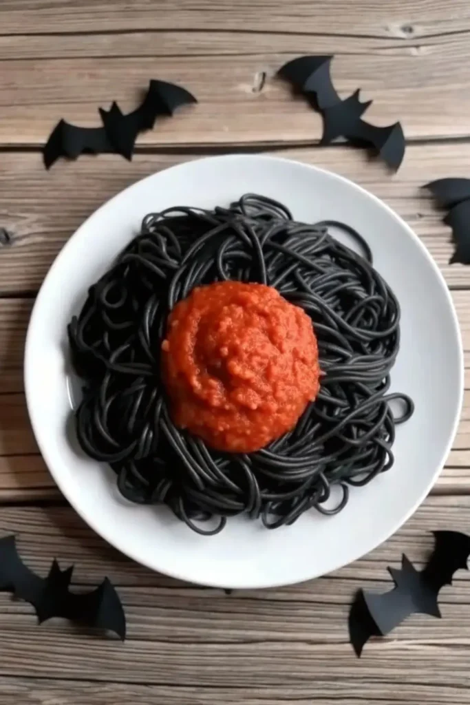 Spooky Black Spaghetti