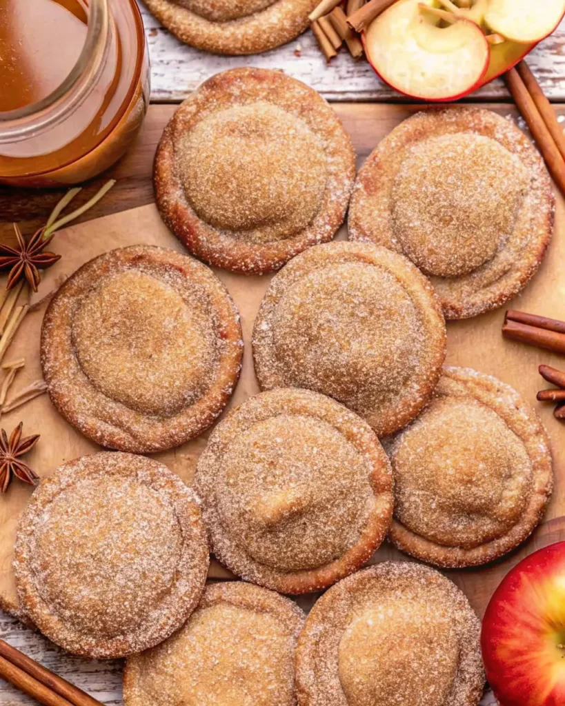 Apple Cider Cheesecake Cookies