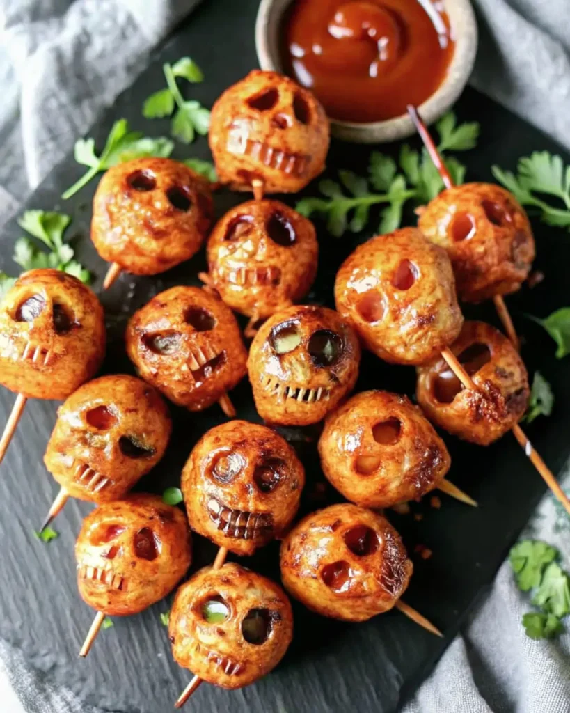 Halloween Skull Potatoes