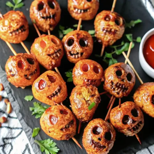 Halloween Skull Potatoes