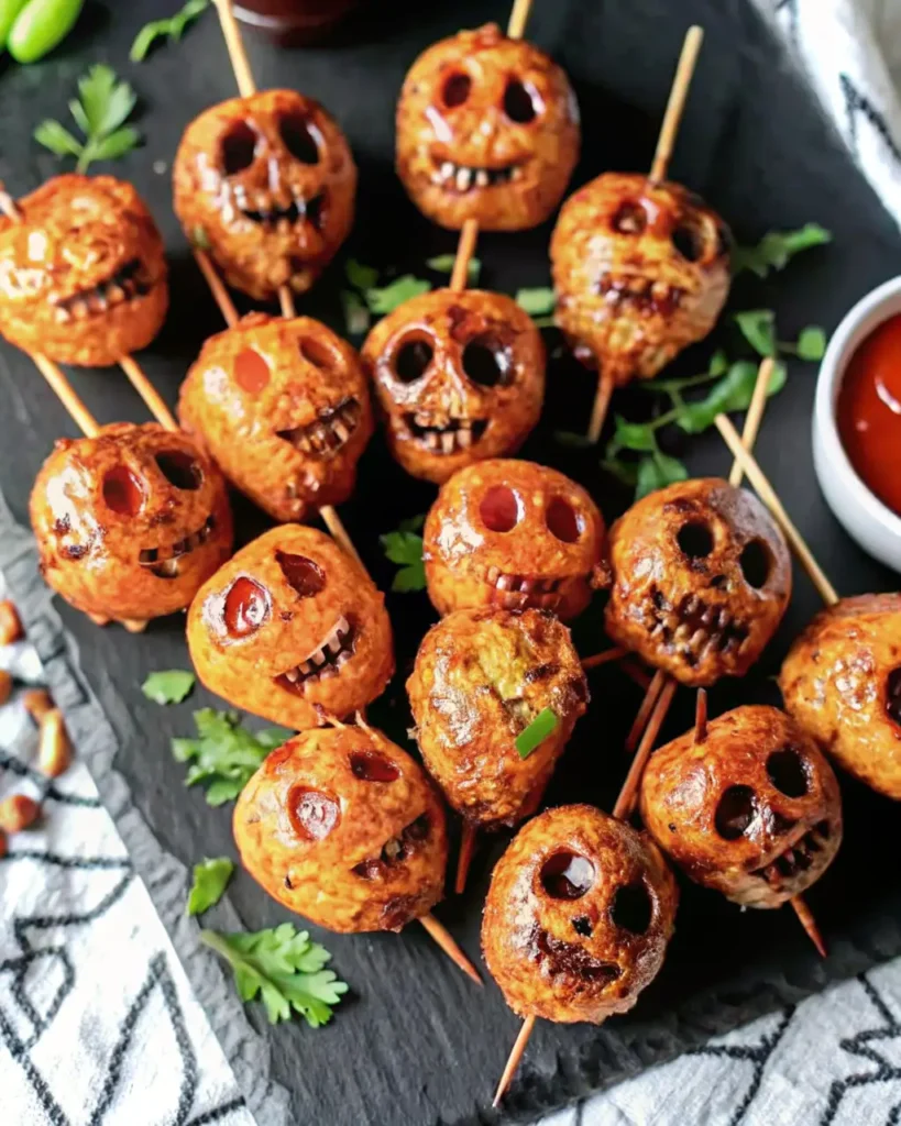 Halloween Skull Potatoes