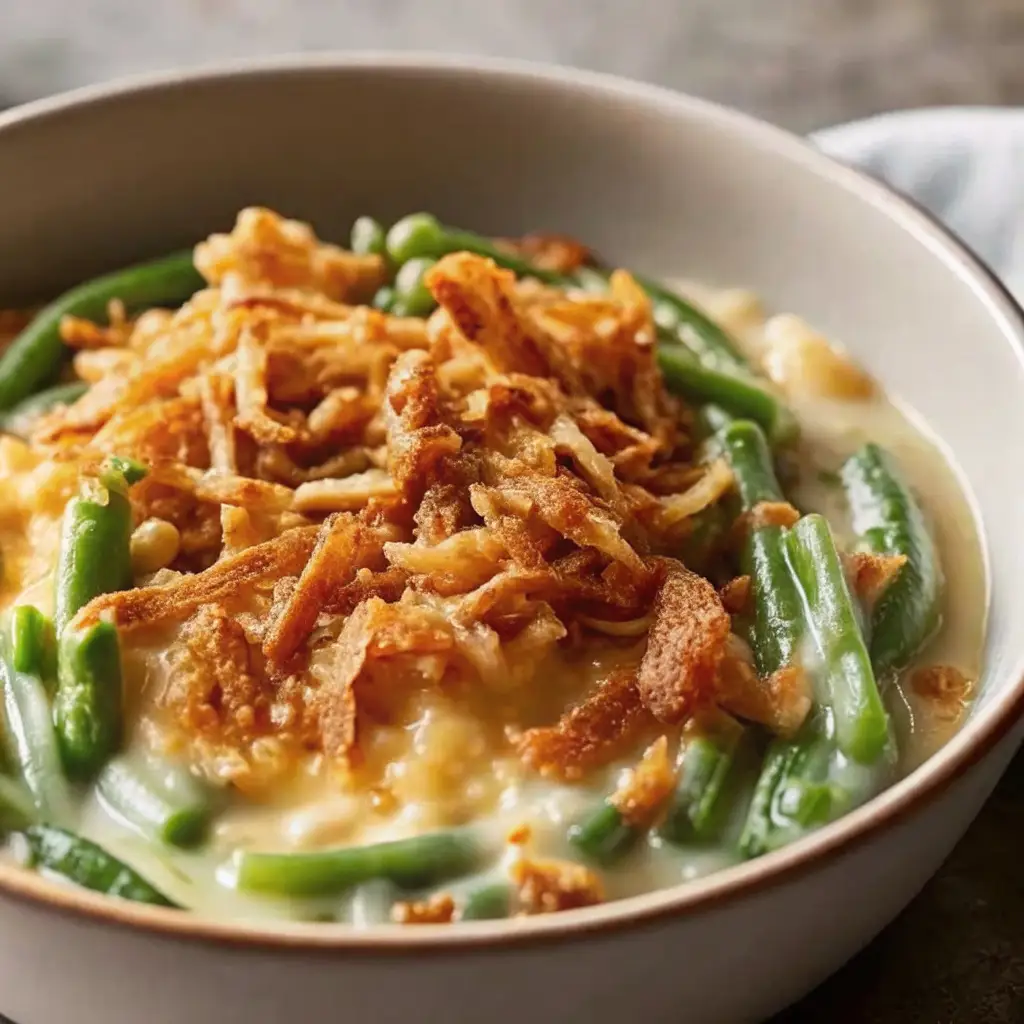 cheesy green bean casserole
