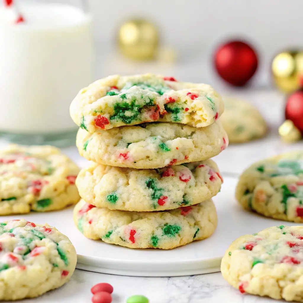 Christmas Gooey Butter Cookies