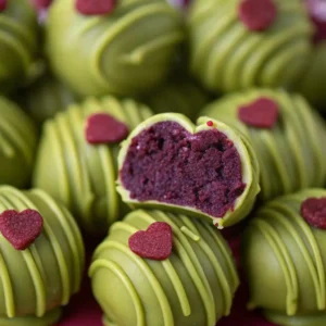 grinch oreo truffles