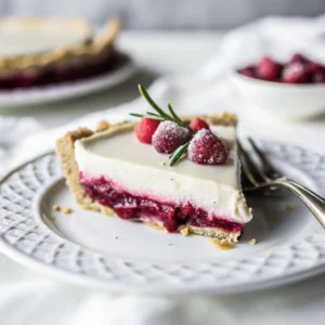 White Chocolate Cranberry Tart