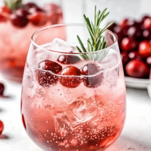 Christmas Cranberry Spritzer